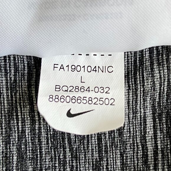 🆕 Nike Men's Heather Grey/Black Full-Zip Dri-Fit Training Hoodie - Picture 14 of 14